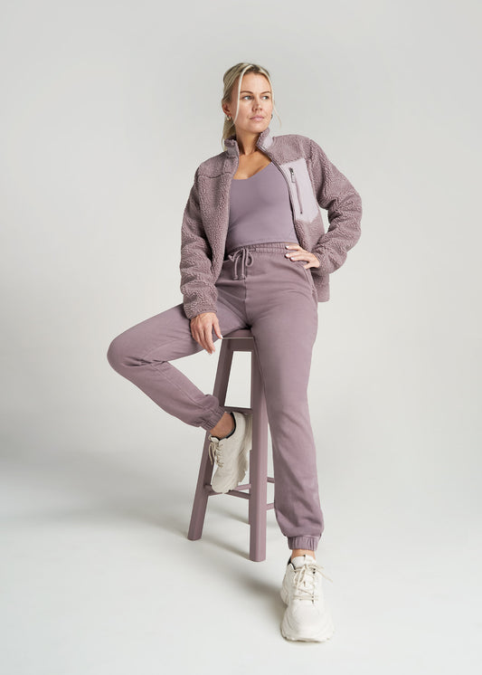    American-Tall-Women-PolarFleece-ZipUp-Jacket-SmokedMauve-full