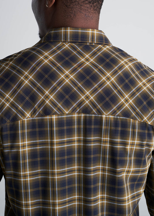 American_Tall_Men_Hiking_Shirt_Button_Down_CedarWood-BackDetail