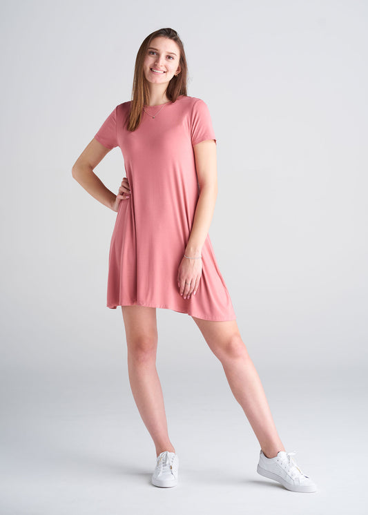 American_Tall_Womens_Swing_Dress_coral_rose-fullbody