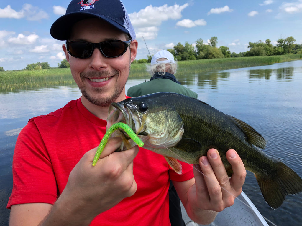 peche a lachigan au senko au quebec en wacky 