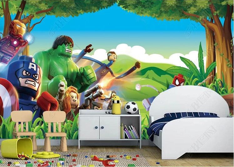 lego wall murals