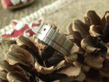 Mondrian-esque Geometric Silver Ring