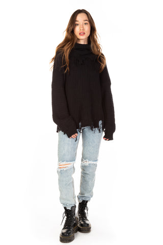 BOMBSHELL SPLIT JEAN