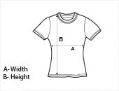 Women's Singlet Measurement Illustration