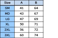 Women's Tshirt Size Chart Measurement