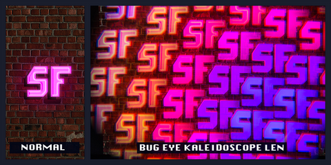 bug eye kaleidoscope glasses