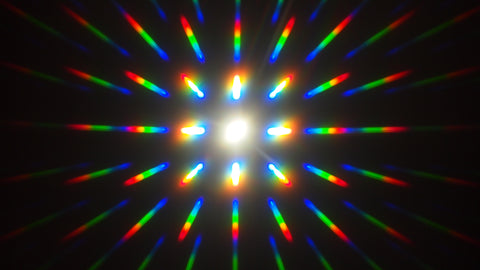 firework len diffraction glass