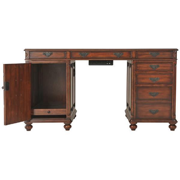 1 Writing Desks Traditional Acacia Leather Theodore Alexander