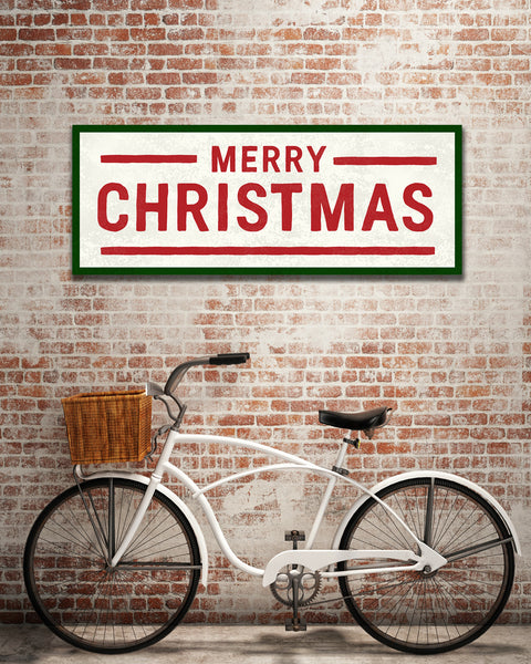 Rustic Merry Christmas Sign by Transit Design