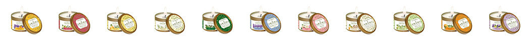 Soy Vegepure Travel Tin Candles