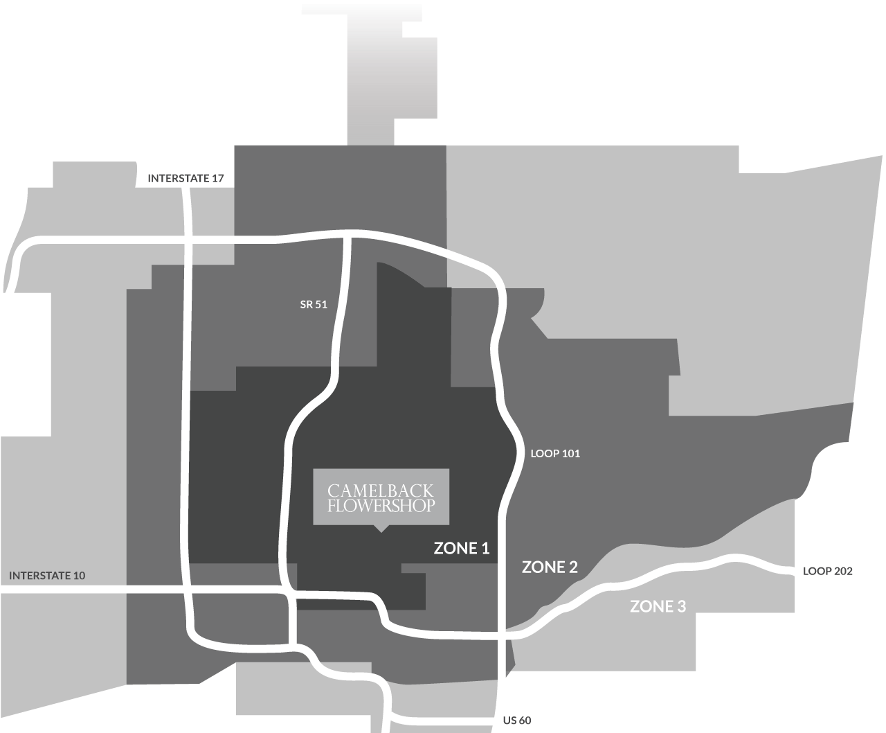 delivery areas