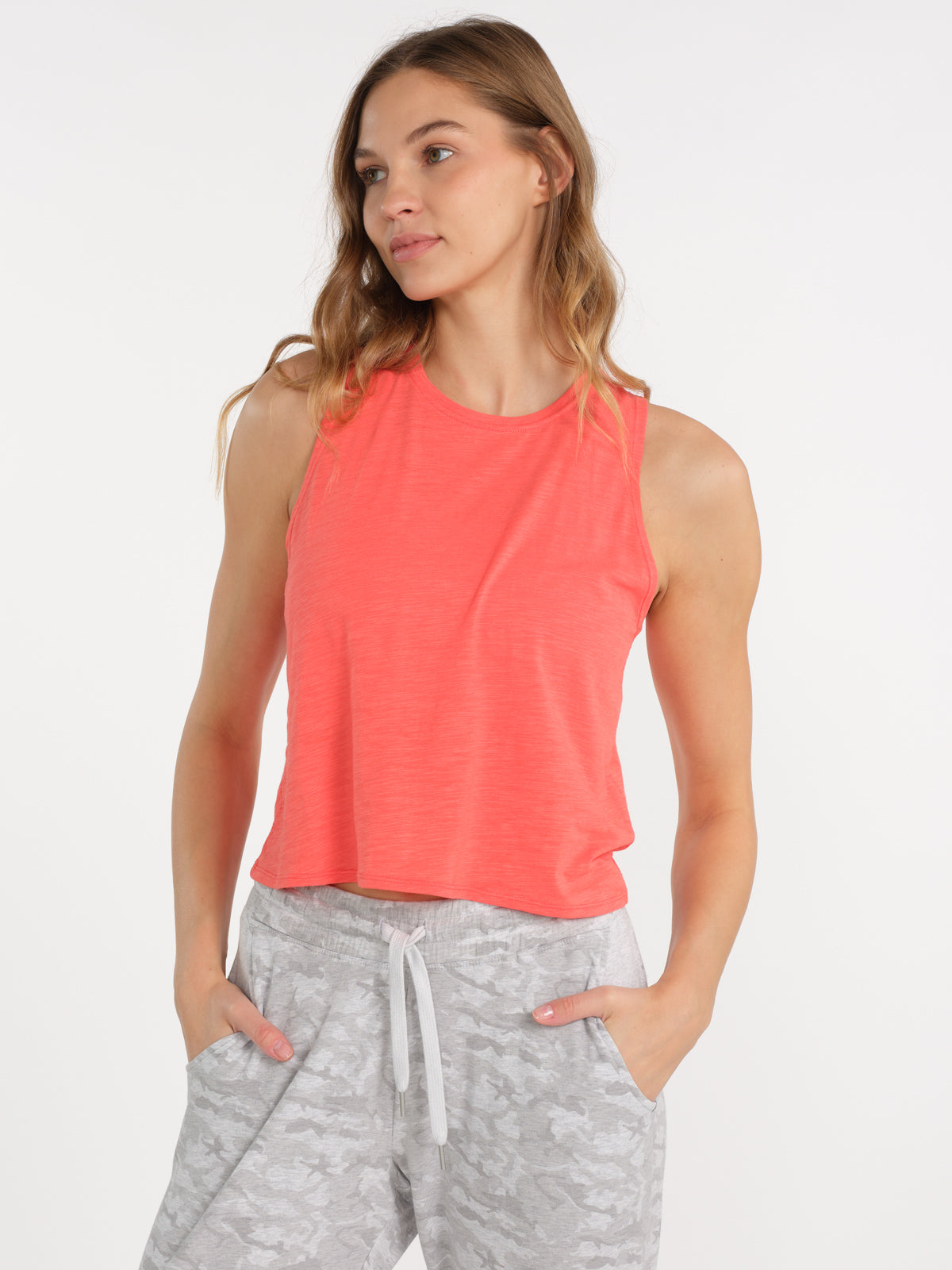 ALLways NOLA Crop Tank - hongkongpackagetours (CoralBlaze)