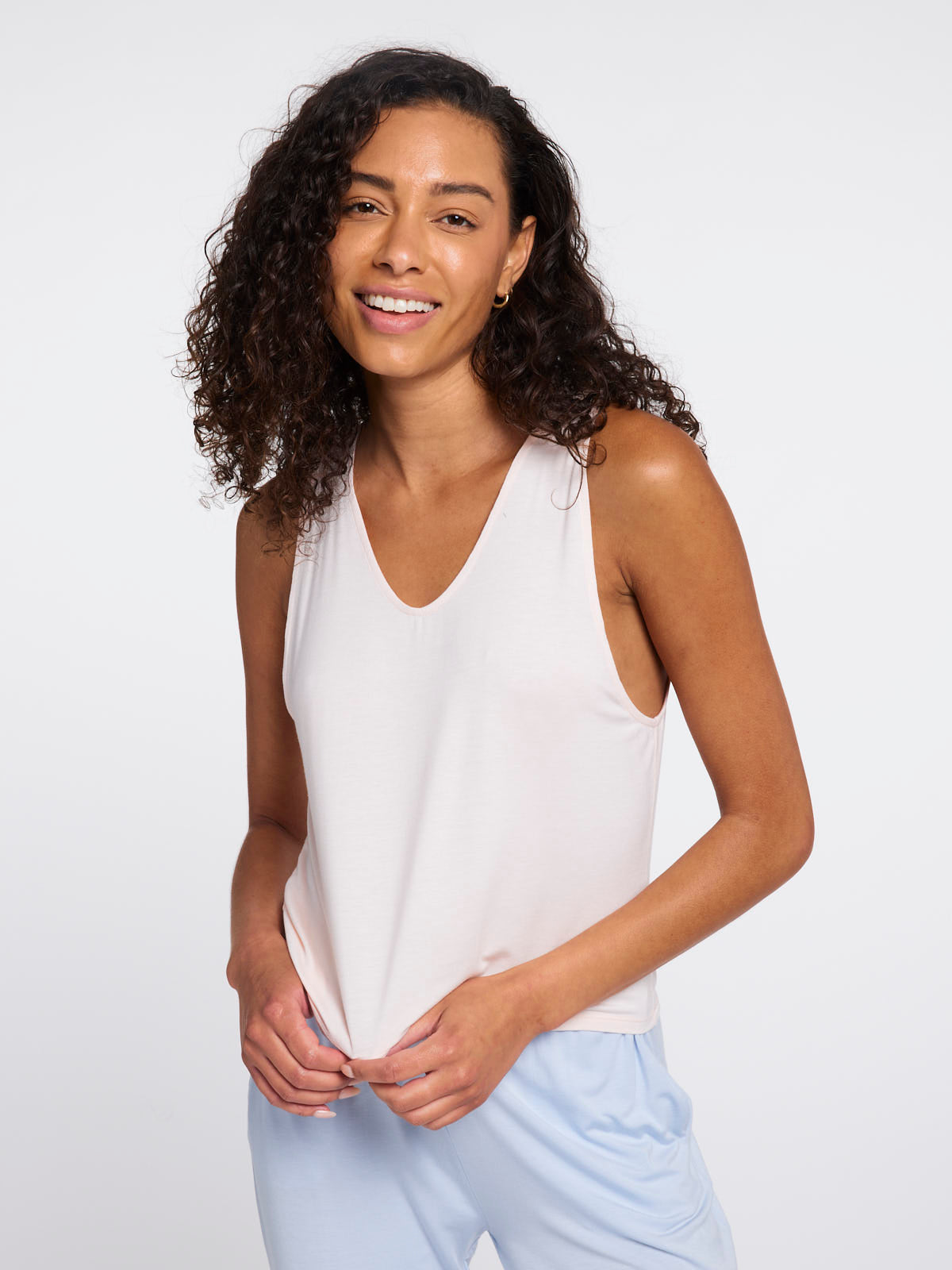 Bamboo Silk Sleep Tank tasc performance (DreamPink)