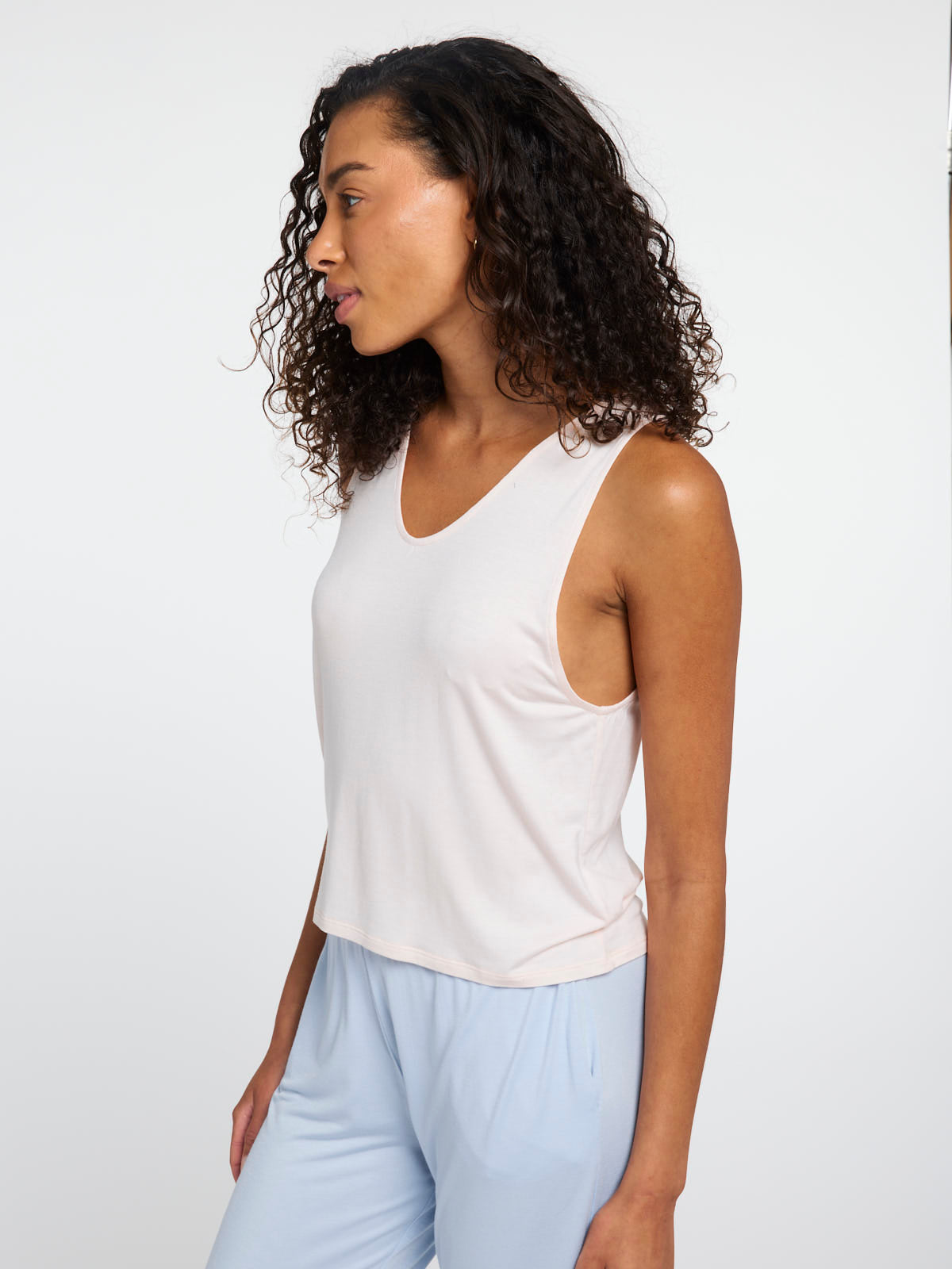 Bamboo Silk Sleep Tank tasc performance (DreamPink)