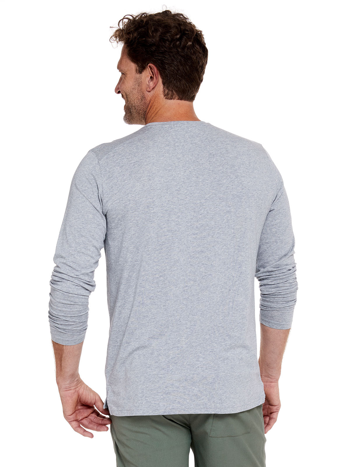 Everywear LS Henley tasc performance (PerfectGrayHeather)