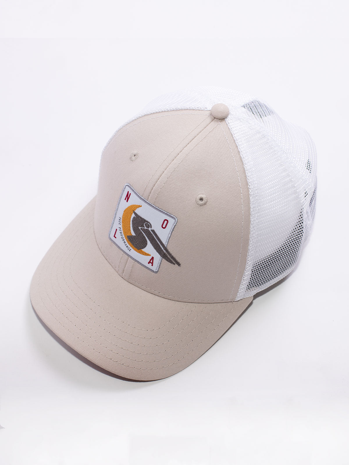 NOLA Pelican Trucker Hat tasc performance (Stone/Nola)