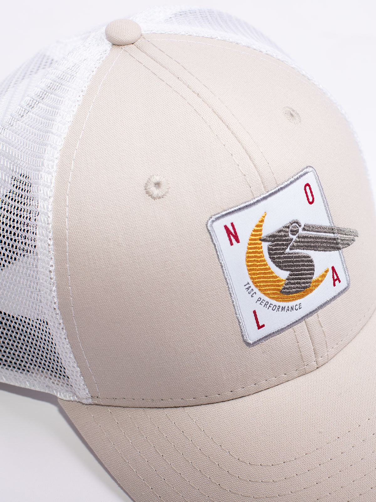 NOLA Pelican Trucker Hat tasc performance (Stone/Nola)