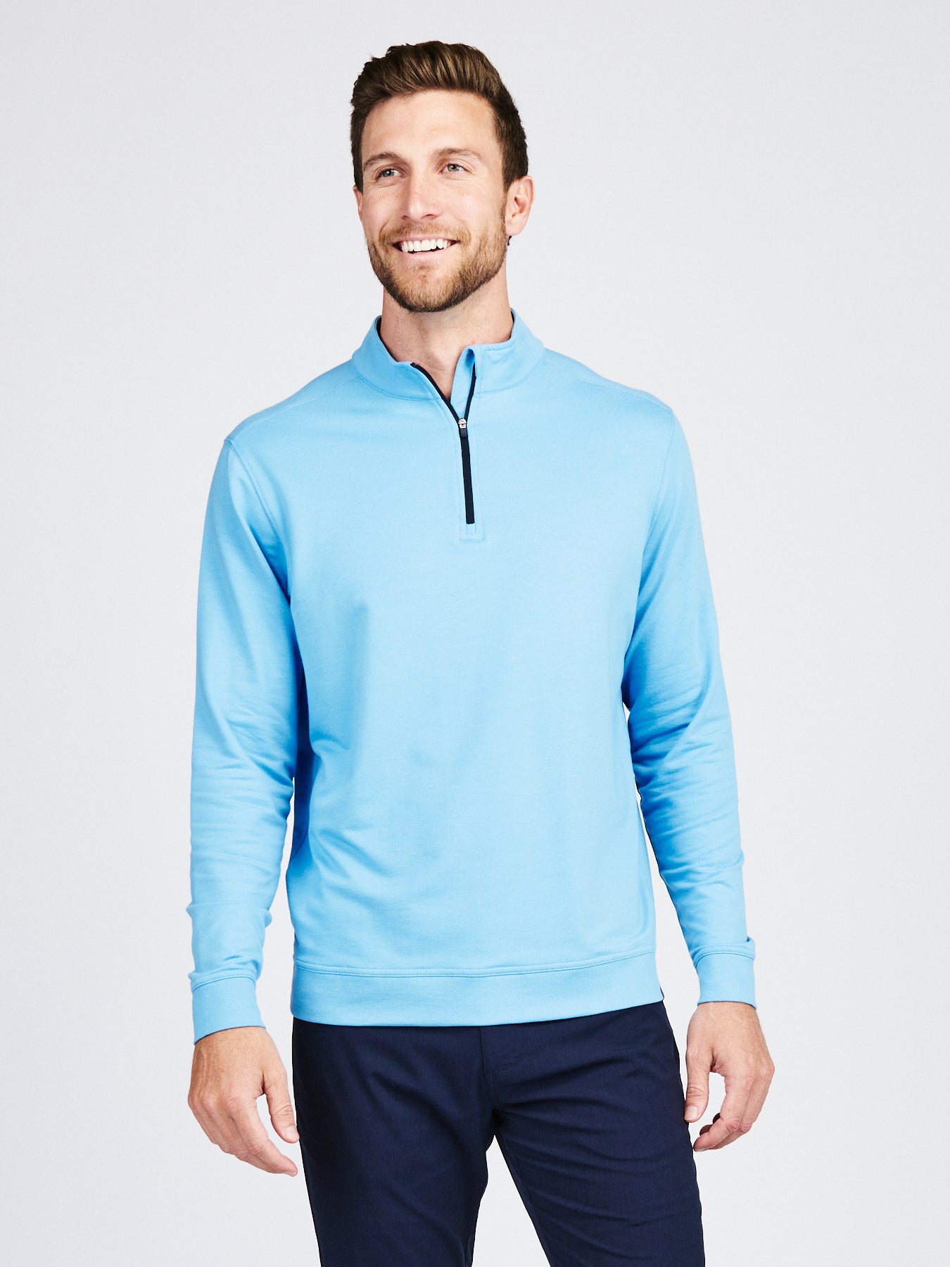 Cloud Golf Quarter Zip - hongkongpackagetours (CoastlineBlue)