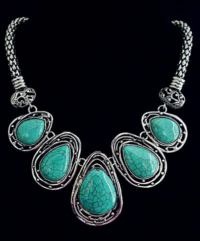 Turquoise Stone Necklace