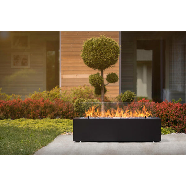 black propane fire pit