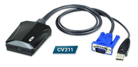 Laptop USB KVM Console Crash Cart Adapter 