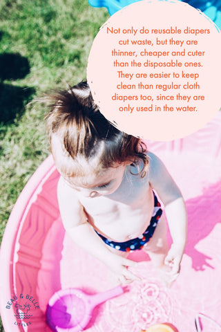 5 tips for reusable swim diapers by Beau and Belle Littles