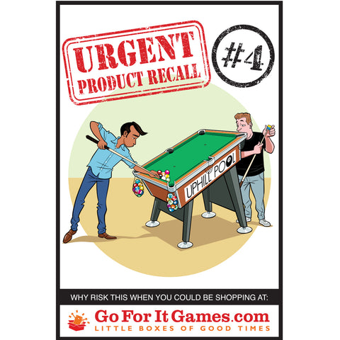 Uphill Pool Game Table by GoForItGames