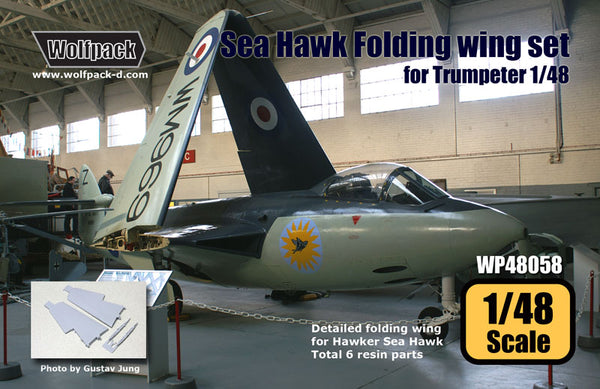 Wolfpack 1:48 DH Sea Vixen FAW.2 Folding Wing Set for Airfix Resin #WP48128