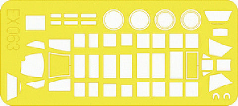 Eduard 1/48 mask for B6N Tenzan / Jill for Hasegawa #EX063