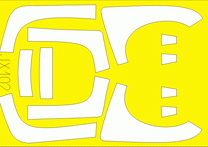Eduard 1/32 Scale Mask for EF 2000B Double Seater kit by Trumpeter - JX102