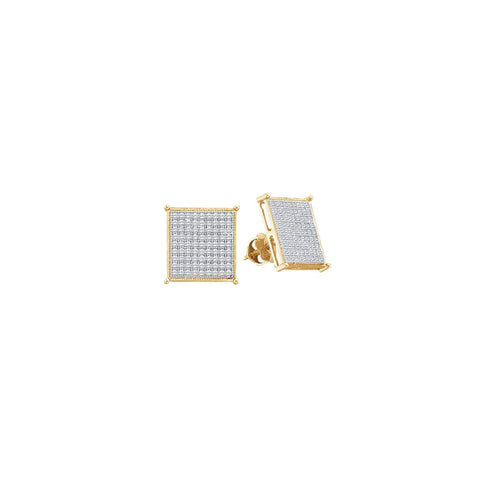 0.15CTW DIAMOND LADIES MICRO PAVE EARRINGS #50436200 - C Diamond King