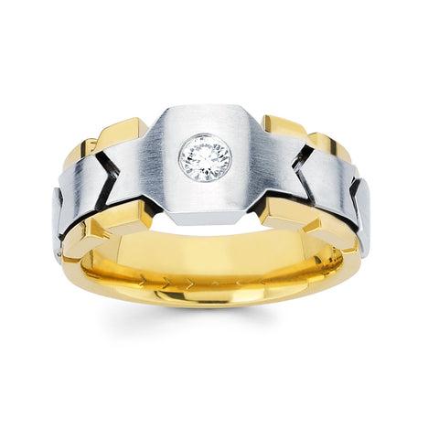 Men's Diamond Ring With 0.20 Carat TW #MR-5005150 - C Diamond King