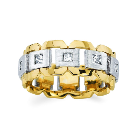 Men's Diamond Ring With 0.75 Carat TW #MR-6389150 - C Diamond King