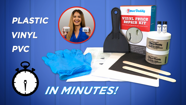 Repair Plastic, PVC and Vinyl Fences in Minutes With Fence Daddy