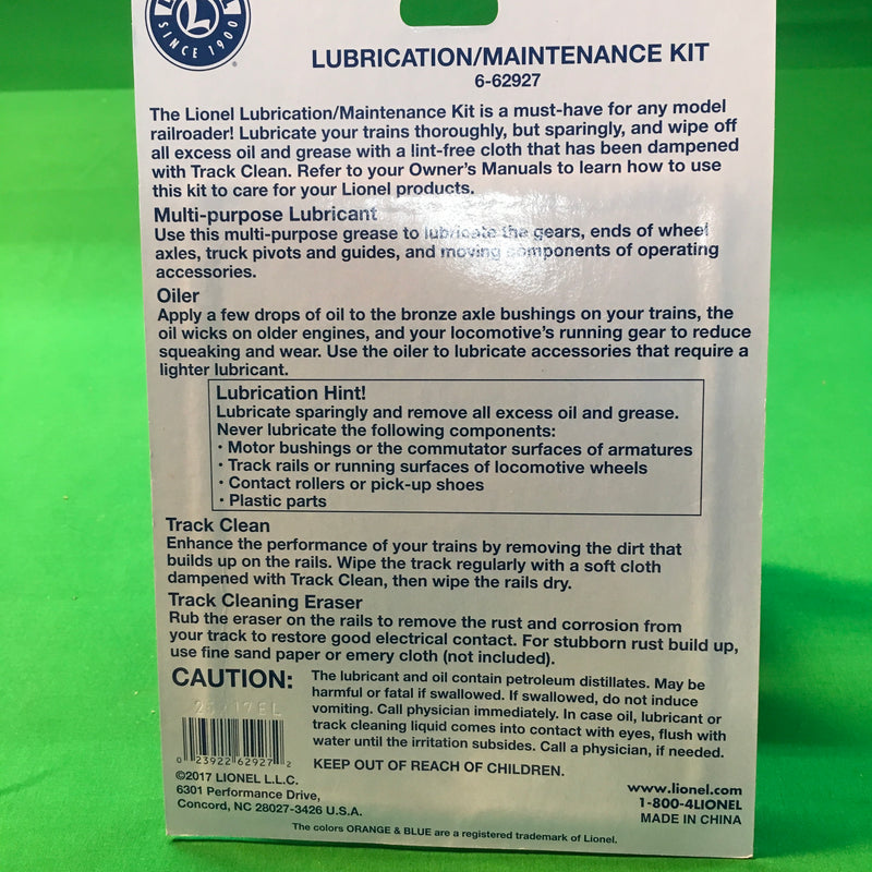 lionel lubrication maintenance kit