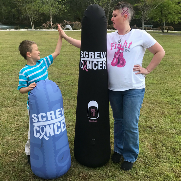 inflatable pop up punching bag