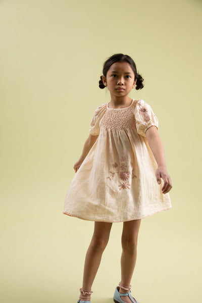 SALE／85%OFF】 apolina kids seline dress biscuit 2-3y tdh