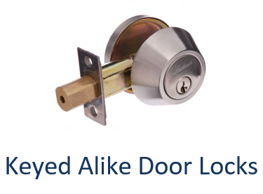 Keyed Alike Door Lock