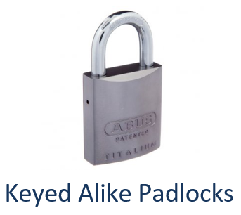 Abus Keyed Alike Padlocks