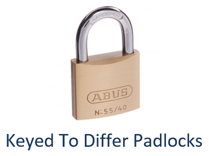 Abus Keyed To Differ Padlocks