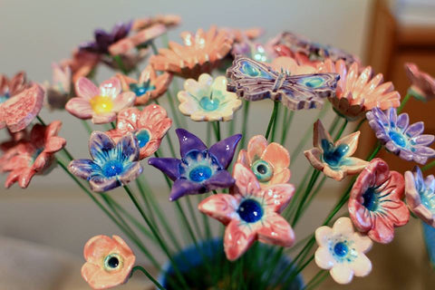 ceramic flowers