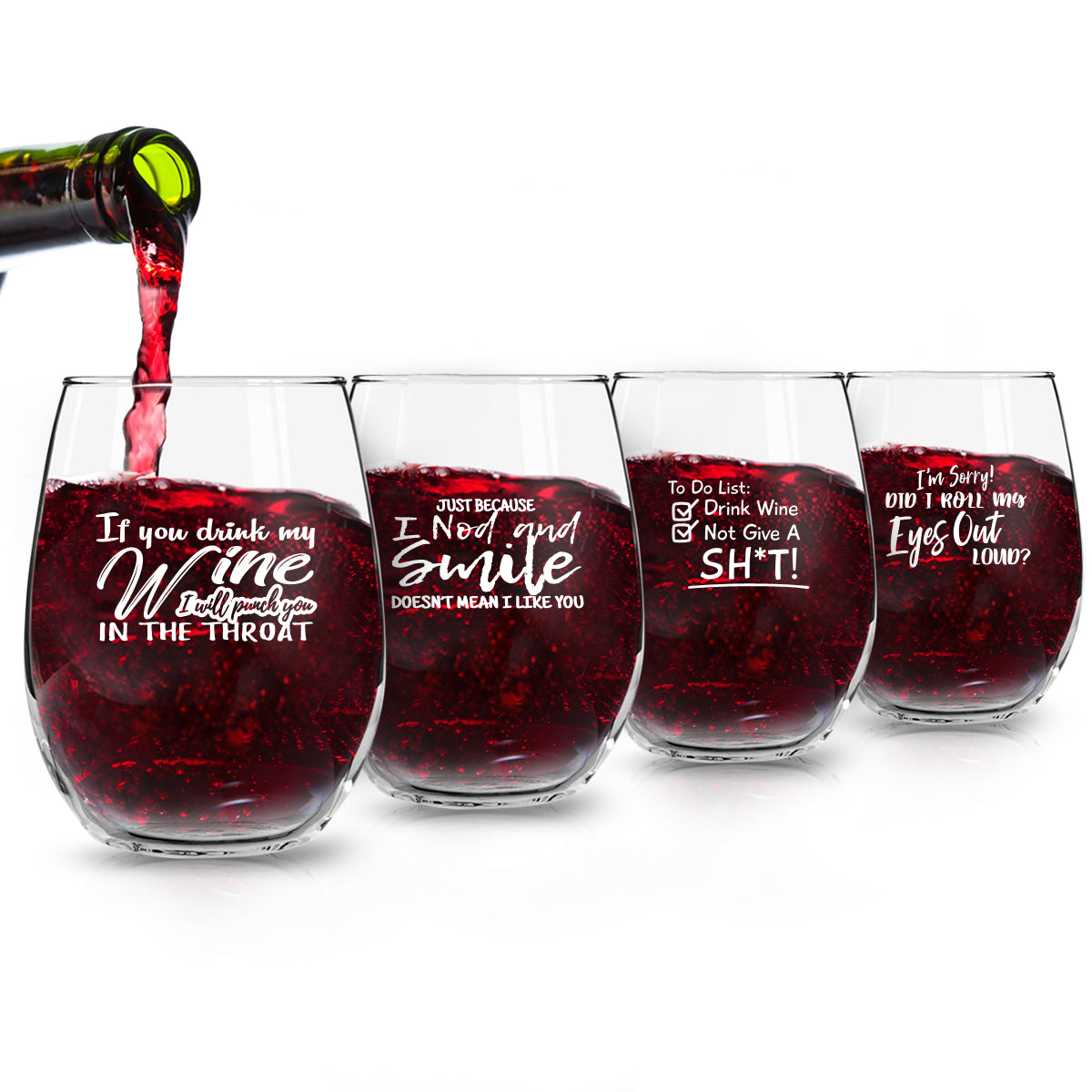 funny wine glasses