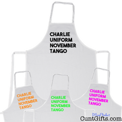 Charlie Uniform Cunt Apron