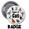 Types of Cat" - Badge