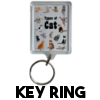 Cats are Cunts - Keyring