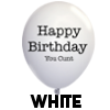 Birthday Cunt Balloon - White