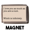 Infinitely a cunt - Magnet
