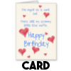 Scrummy Little Love Muffin - Birthday Card