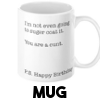 I'm not even going to sugar coat it - Mug