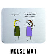 Swearing is so unattractive ya cunt - Mouse Mat